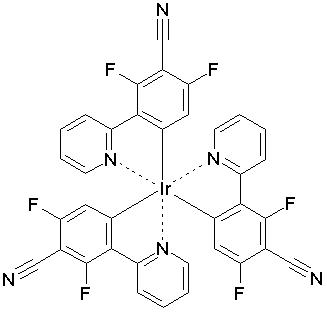 CAS No. 666177-69-1   三[2-(4,6-二氟-5-氰基苯基吡啶-C2,N)]合铱  FCNIr  